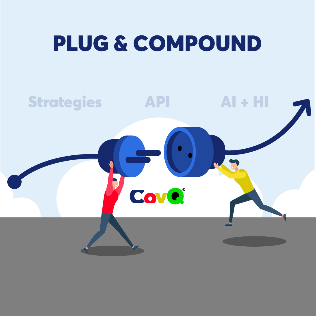 Plug & Compound — Strategies, API, AI + HI compounding with CovQ
